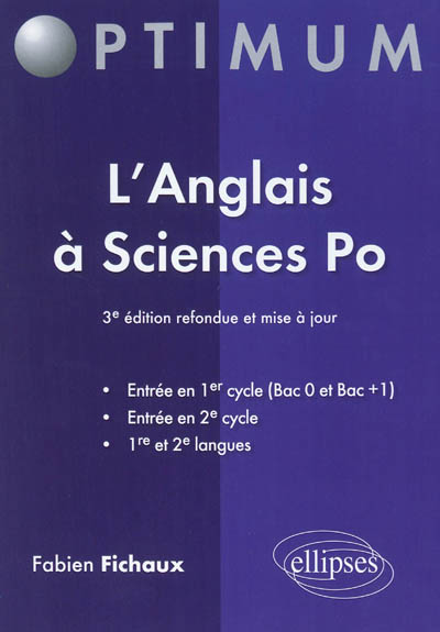 L'anglais à Sciences-Po : entrée en 1er cycle (bac 0 et bac +1), entrée en 2e cycle, 1re et 2e langues
