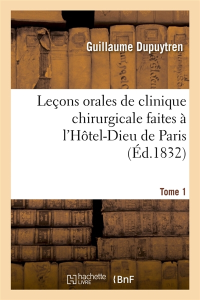 Leçons orales de clinique...