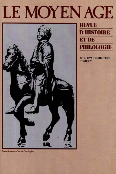 Moyen âge (Le) : revue d'histoire et de philologie