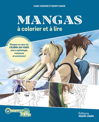 Mangas à colorier et à lire...