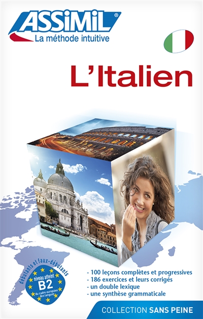 L'italien : niveau atteint B2 du Centre européen des langues