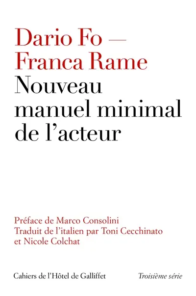 Le nouveau manuel minimal de l'acteur