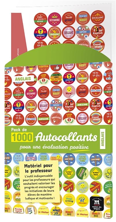 Pack de 1.000 autocollants...
