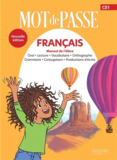 Mot de passe, français, maîtrise de la langue, CE1 cycle 2 : cahier d'activités : 2026