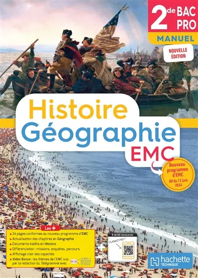 Histoire géographie, EMC, 2de bac pro : manuel : nouveau programme d'EMC, BO du 13 juin 2024