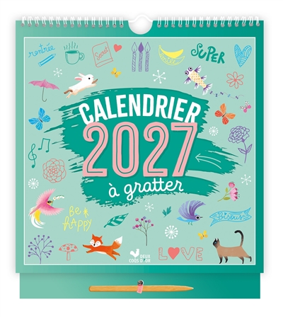 Calendrier à gratter 2027