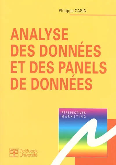 Analyse des données et des panels de données