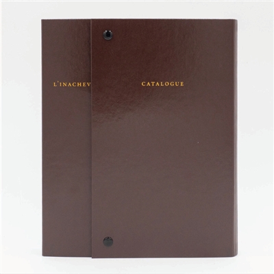 Catalogue raisonné de l'inachevé