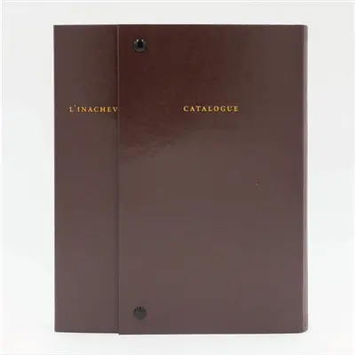 Catalogue raisonné de l'inachevé