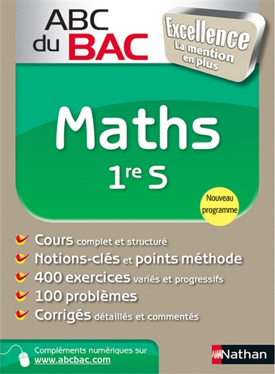 Maths 1re S : programme 2011
