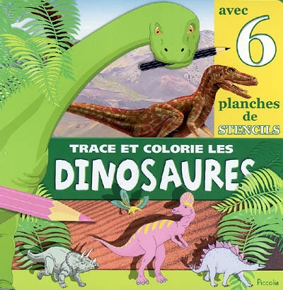 Les dinosaures( trace et colorie les di......)