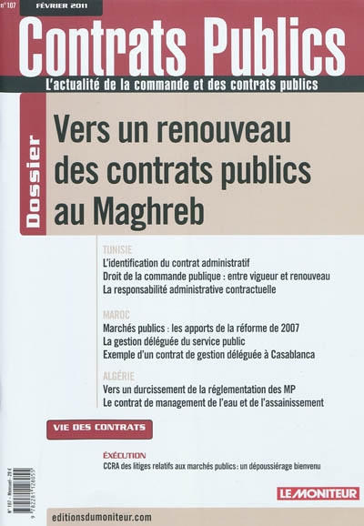 Contrats publics,...