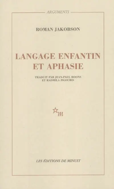 Langage enfantin et aphasie