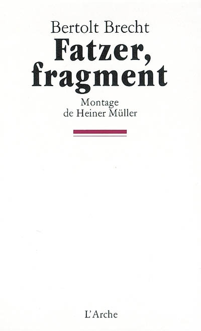 Fatzer, fragment