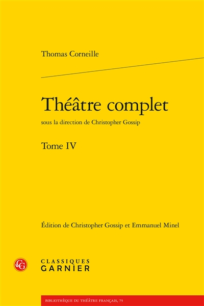 Théâtre complet. Vol. 4