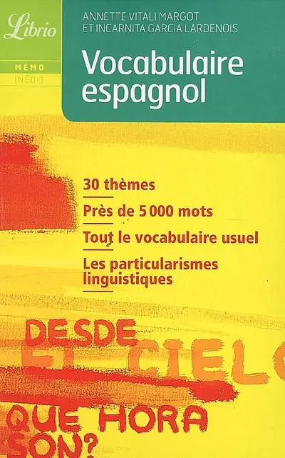 Vocabulaire espagnol