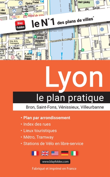 Lyon : le plan pratique : Bron, Saint-Fons, Vénissieux, Villeurbanne