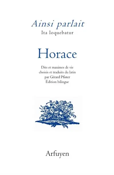 Ainsi parlait Horace