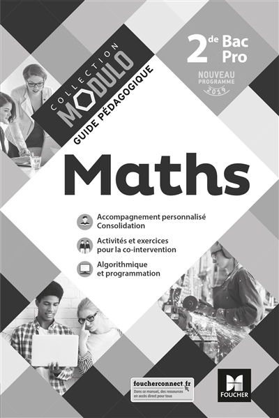 Maths 2de bac pro : guide pédagogique : nouveau programme 2019
