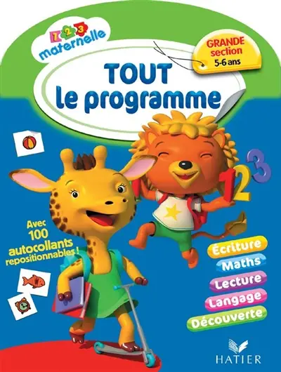 Tout le programme, grande section 5-6 ans