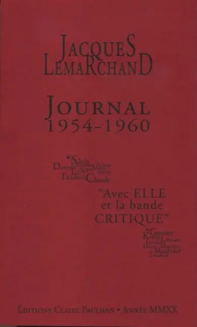 Journal. 1954-1960