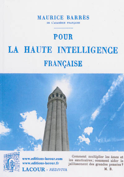 Pour la haute intelligence française