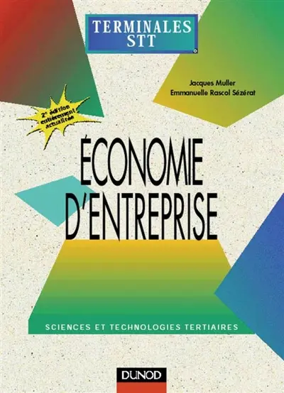 Economie d'entreprise, terminales STT