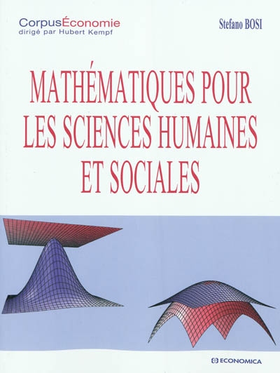 Mathématiques pour les sciences humaines et sociales