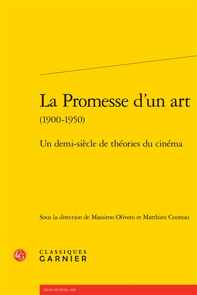 La promesse d'un art...
