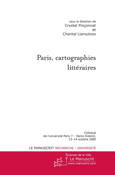 Paris, cartographies littéraires