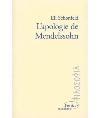 L'apologie de Mendelssohn