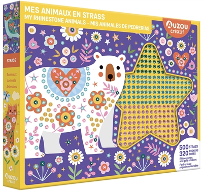 Mes animaux en strass. My rhinestone animals. Mis animales de pedrerias