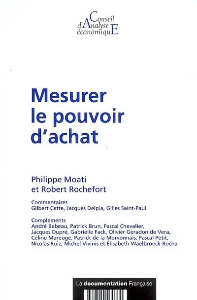 Mesurer le pouvoir d'achat