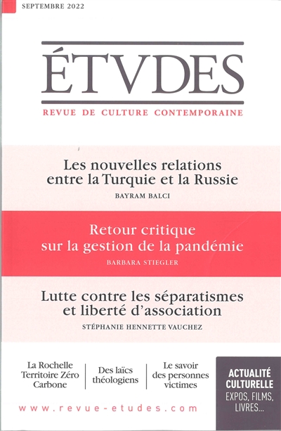 etudes, n° 4296