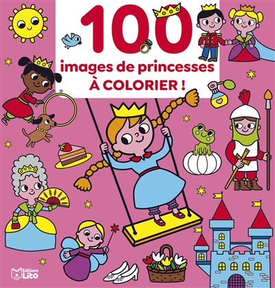 100 images de princesses à colorier !