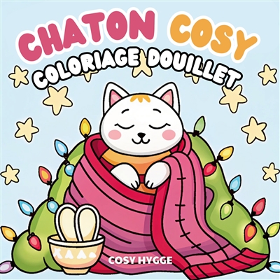 Chaton cosy : Coloriage...
