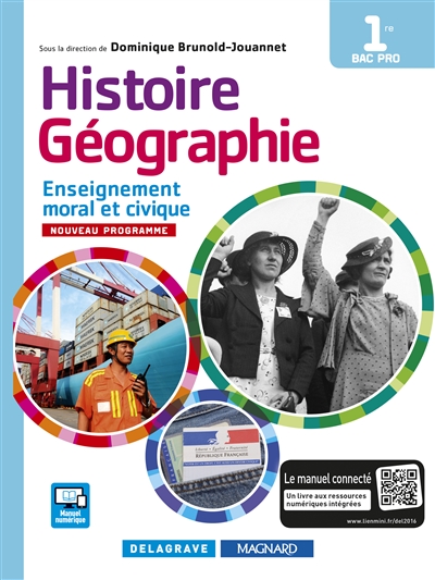 Histoire géographie, enseignement moral et civique, 1re bac pro : nouveau programme
