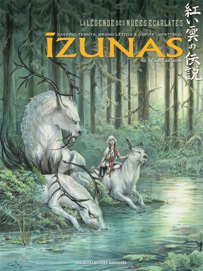 Izunas : la légende des nuées écarlates. Vol. 1. Kamigakushi