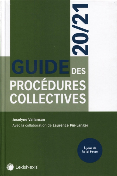 Guide des procédures collectives 2020-2021