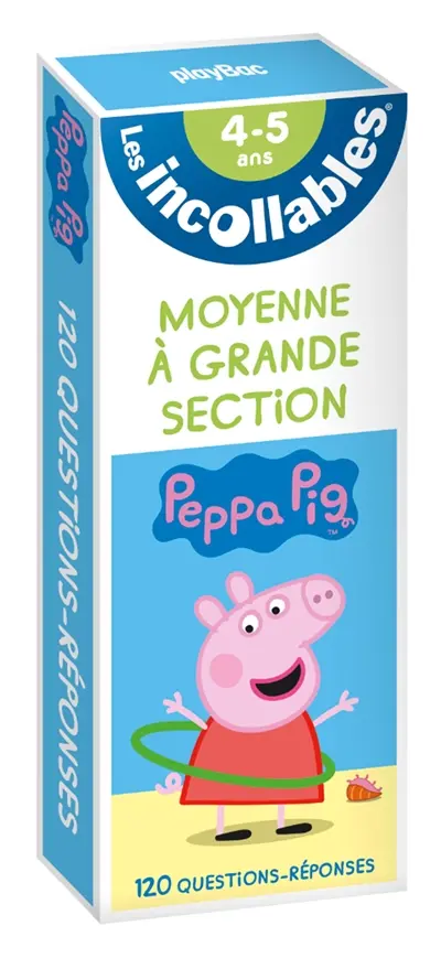 Les incollables, Peppa Pig : moyenne à grande section, 4-5 ans : 120 questions-réponses