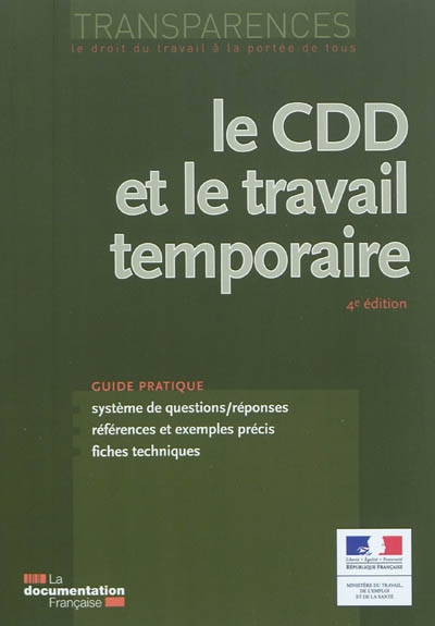 Le CDD et le travail temporaire