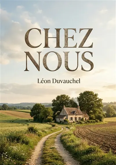 Chez nous : Une exploration poétique des paysages de France par Léon Duvauchel, célébrant la Picardie, le travail paysan et l'histoire régionale.