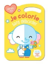 Je colorie sans déborder : l'éléphant