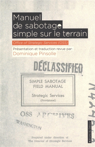 Manuel de sabotage simple...