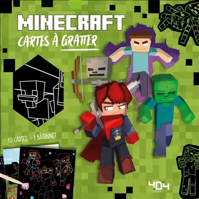 Minecraft : cartes à gratter