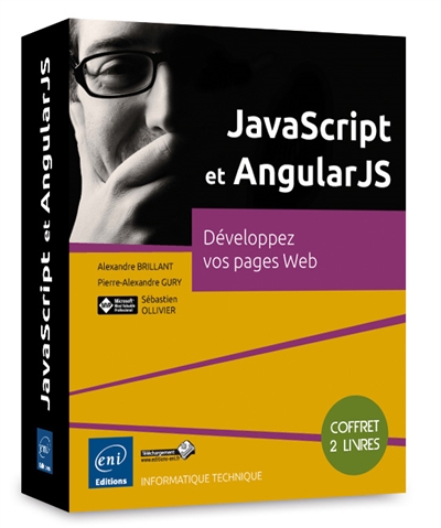 JavaScript et AngularJS : développez vos pages web : coffret 2 livres