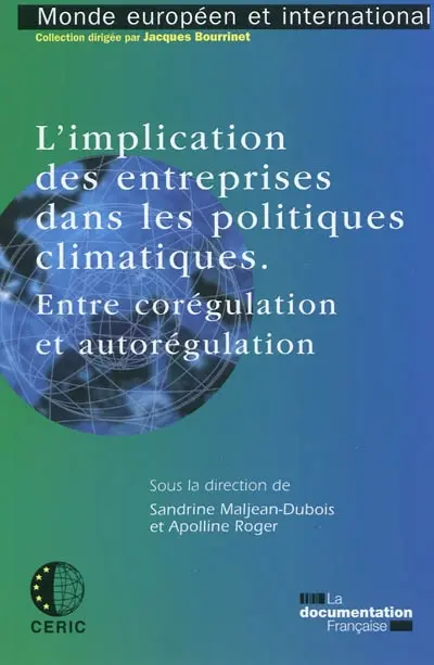 L'implication des entreprises dans les politiques climatiques : entre corégulation et autorégulation