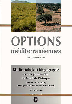 Bioclimatologie et biogéographie des steppes arides du nord de l'Afrique : diversité biologique, développement durable et désertisation