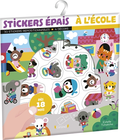 Stickers épais : à l'école...