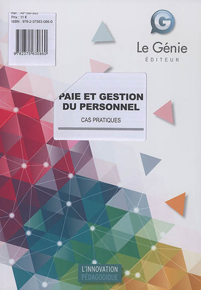 Paie et gestion du personnel : cas pratiques